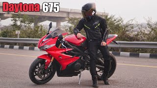 Daytona 675 The Real 600cc Beast  Full Throttle [upl. by Enytsirhc87]