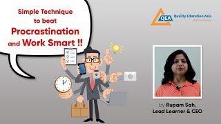 Simple technique to Beat Procrastination and Work Smart [upl. by Atat677]