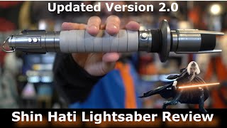 Star Wars Ahsoka  Shin Hati Lightsaber Review  NSabers TXQ [upl. by Oynotna242]