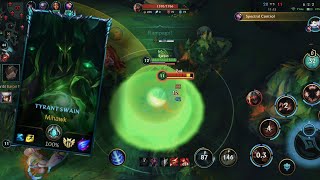 Swain  Good Sup  FREE WINS Wild Rift Tyrant Swain Gameplay S14 Emerald [upl. by Landon128]