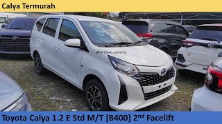 Toyota Calya 12 E Std MT B400 2nd Facelift review  Indonesia [upl. by Tayler712]