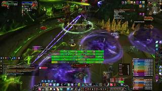 WoW Restoration Heal Druid Tomb of Sargeras TOS Demonic Inquisition HC POV [upl. by Hcardahs812]