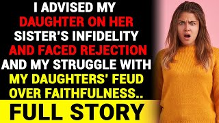 I Advised My Daughter On Her Sister’s Infidelity And Faced Rejection And My Struggle With My [upl. by Rosena847]