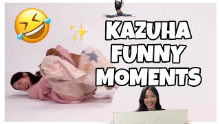 le sserafims kazuha funny moments to make your day even better [upl. by Belamy]