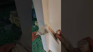 Painter Applying putty  Puttying for renovation putty 240929 [upl. by Tterab]