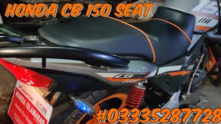 HONDA CB 150 F seat poshish viral bike trendingvideo modified bikelover automobile honda new [upl. by Yajiv]