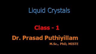 Class 1 Liquid Crystals Lyotropic liquid crystals types properties examples and applications [upl. by Christye]