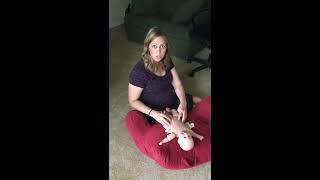 Diaper Changing Roll Technique [upl. by Holder]