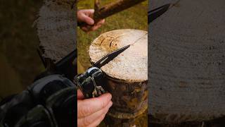 Survival skills Amazing knife lifehack survival lifehacks camping [upl. by Mahala]