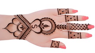 Eid SpecialEasy Simple Backhand Mehndi designStylish Mehndi designsMehandi ka designMehandiHenna [upl. by Reprah]