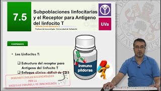 75 SUBPOBLACIONES LINFOCITARIAS Y EL RECEPTOR PARA ANTÍGENO DEL LINFOCITO T [upl. by Riane]