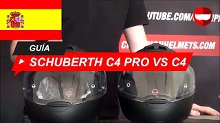 Casco Schuberth C4 Pro vs Schuberth C4  ChampionHelmetscom [upl. by Naujet687]