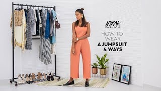 How To Style Your Look  1 Jumpsuit 4 Styles  Nykaa Fashion [upl. by Chally]