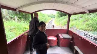 Riding in a Brake Van at Telford Steam Railway [upl. by Ellehcam]