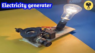 Invent a Electricity Generator Simple Ideas [upl. by Ehsiom255]