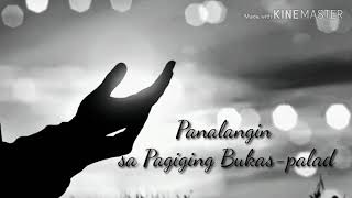 Panalangin sa Pagiging Bukaspalad MVFrancisco duet [upl. by Llerdna]