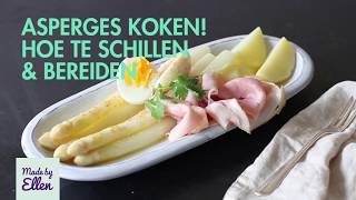 Asperges koken schillen en bereiden [upl. by Ciapha]