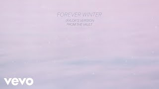 Taylor Swift  Forever Winter Taylors Version From The Vault Lyric Video [upl. by Anujra]