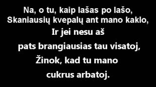 Žygis  Cukrus arbatoj Lyrics [upl. by Mozelle]