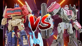 Optimus Prime VS Megatron Epic Battle Stopmotion Original Story [upl. by Carlee]