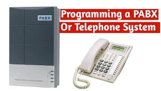 Program a telephone intercom system pabx [upl. by Aik110]