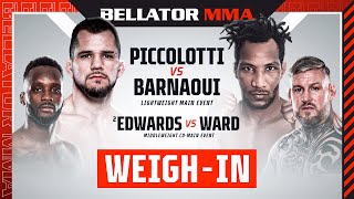 Weigh Ins  Bellator 287 Piccolotti vs Barnaoui [upl. by Danczyk]