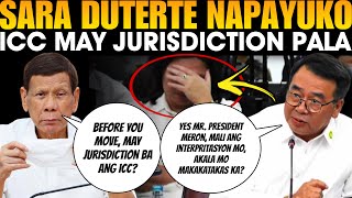 🔴LAGOT NA❗️ICC MAY JURISDICTION PA PALA SA PILIPINAS❗️SARA NAPAYUKO NALANG [upl. by Haon743]