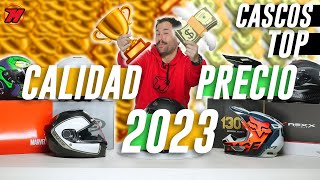 🚨TOP mejores CASCOS moto RELACIÓN CALIDAD PRECIO 2023 🔝 [upl. by Ahsinik]