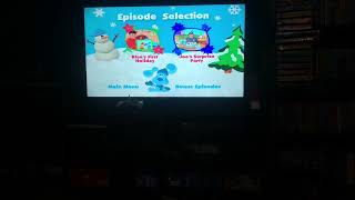 Blues clues Blues first holiday 2003 DVD menu walkthrough [upl. by Joly]