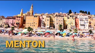 MENTON Walking Tour the Most BEAUTIFUL Place on the FRENCH RIVIERA [upl. by Ennairrac439]