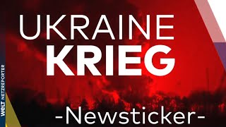 KRIEG in der UKRAINE Kiew meldet Geländegewinne bei Gegenoffensive  WELT TICKER [upl. by Nalra]