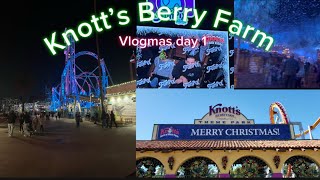 Knott’s berry farmvlogmas day 1 [upl. by Asatan]