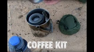 Coffee Kit Firebox Nano XCASE Aeropress Billy Can Bush Pot [upl. by Enyala]