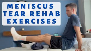 Meniscus Tear Recovery workout [upl. by Cantone877]