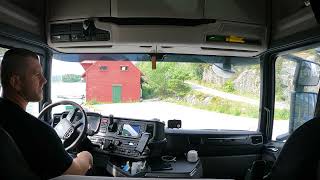 Small road on Fjell Norway area norway truckdriver scania truck subscribe trucking pov [upl. by Adara926]