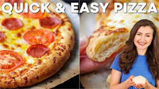 Easy Pizza Dough Tutorial From Scratch in Under 2 Hours [upl. by Eberle]