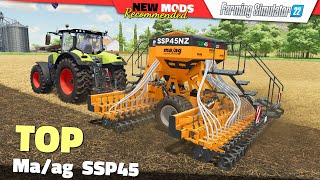 FS22  maag SSP45  Farming Simulator 22 New Mods Review 2K60 [upl. by Sharona]