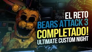 Completo El Reto  Ba3  Ultimate Custom Night  Completandolo 100 [upl. by Glennon]