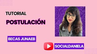 Tutorial para postulación y renovación Becas JUNAEB💻 [upl. by Irahcaz]