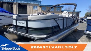 2024 Sylvan L3 DLZ Pontoon Tour SkipperBuds [upl. by Marline]