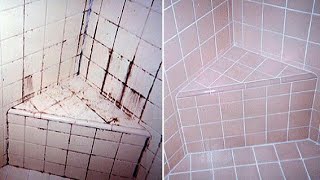 HOW TO CLEAN BATHROOM TILES AT HOME [upl. by Dihsar406]