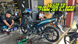 LC135 V8 FI SPEC 74MM JET 915MM  INFO ECU LC135 V8 INJECTION [upl. by Adrienne480]