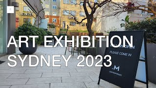 ART EXHIBITION IN SYDNEYAffordable art fair Art gallery show Sydney contemporary art 2023 ARTNYC [upl. by Ruddy]