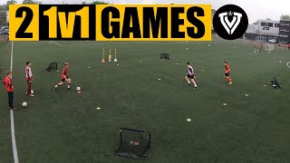 1v1 Games  Football  Soccer Training  U9  U10  U11  U12  U13  U14 [upl. by Latreshia]