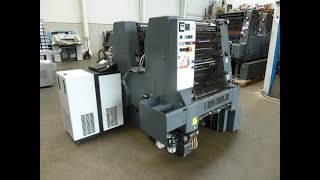 2 color Used Heidelberg GTO 52 Z two colour offset year 1992 for sale gab Supplies Ltd [upl. by Mowbray]