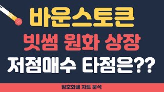 바운스토큰 코인 전망 바운스토큰 빗썸 원화 상장  저점매수 타점은 [upl. by Whitford985]