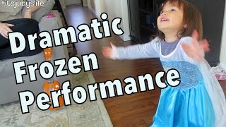 Dramatic Frozen Performance by JB  October 03 2014  itsJudysLife Daily Vlog [upl. by Beare]