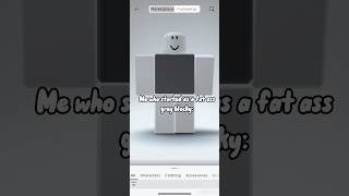 I started as a fat ass grey blocky avatar 💀😭 oldroblox roblox robloxblockys fyp viral [upl. by Ellehsem880]