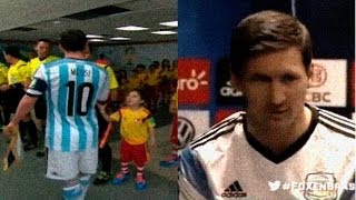 Messi explica por qué no saludó al niño  Messi explains why he didnt greet the child [upl. by Nylirad]