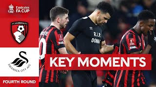 Bournemouth v Swansea City  Key Moments  Fourth Round  Emirates FA Cup 202324 [upl. by Valentina]